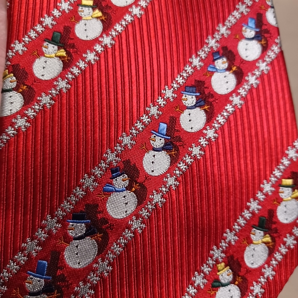 American Greetings Snowman Garland Red Tie NWT - Picture 3 of 7